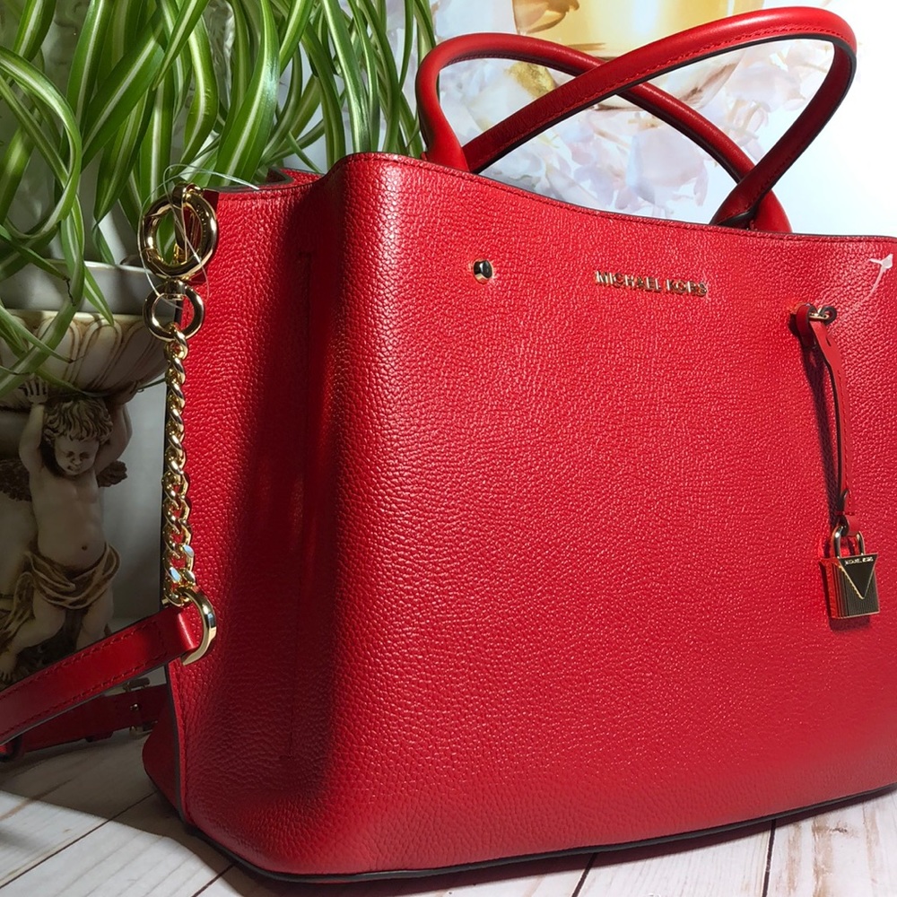 👛 MICHAEL Kors Arielle Leather Satchel - Picture 2 of 9